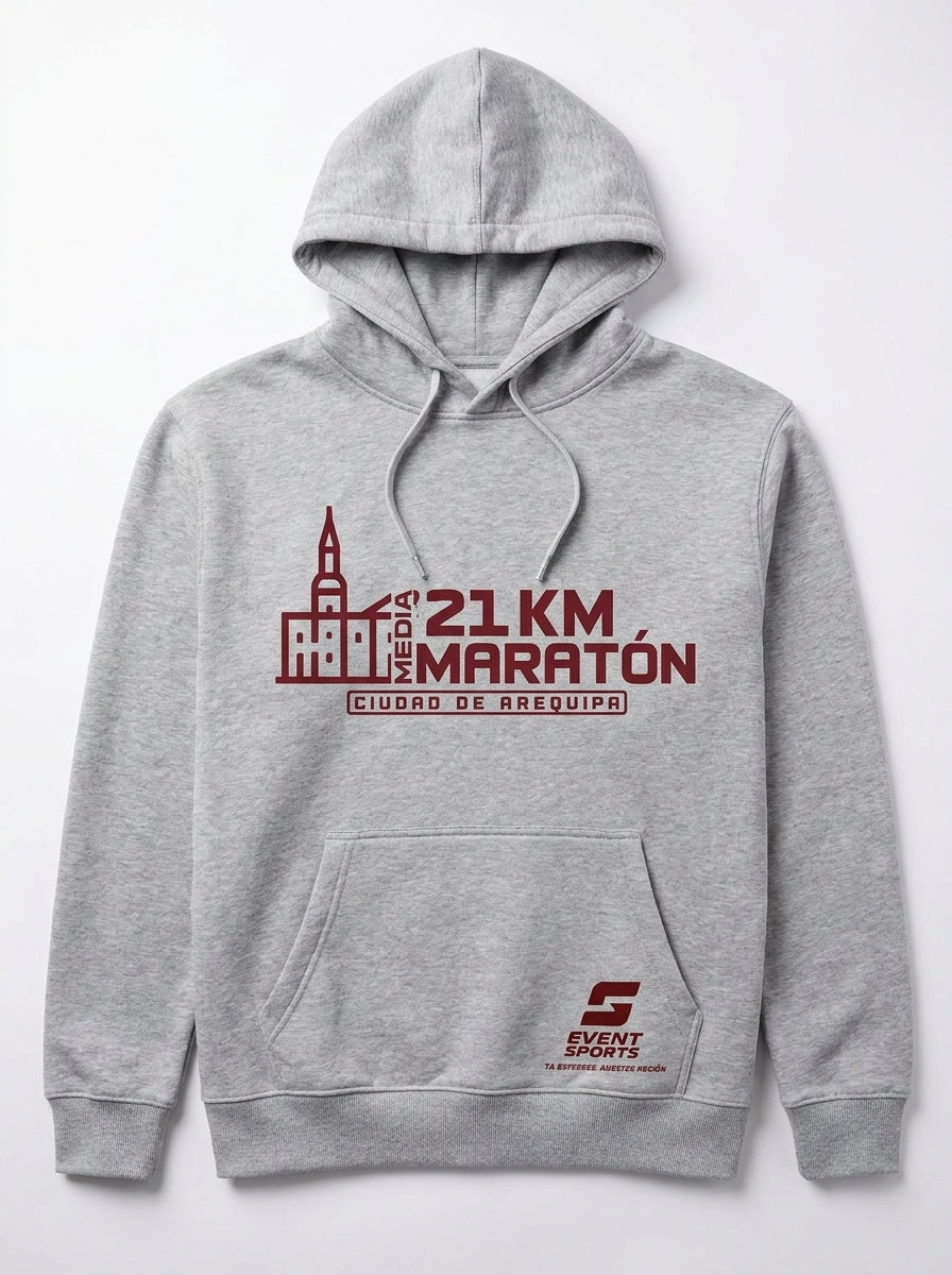 Hoddie oficial MMCA 21k - Gris