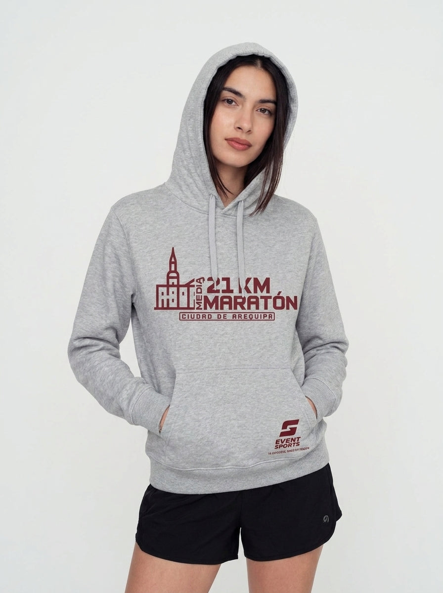 Hoddie oficial MMCA 21k - Gris
