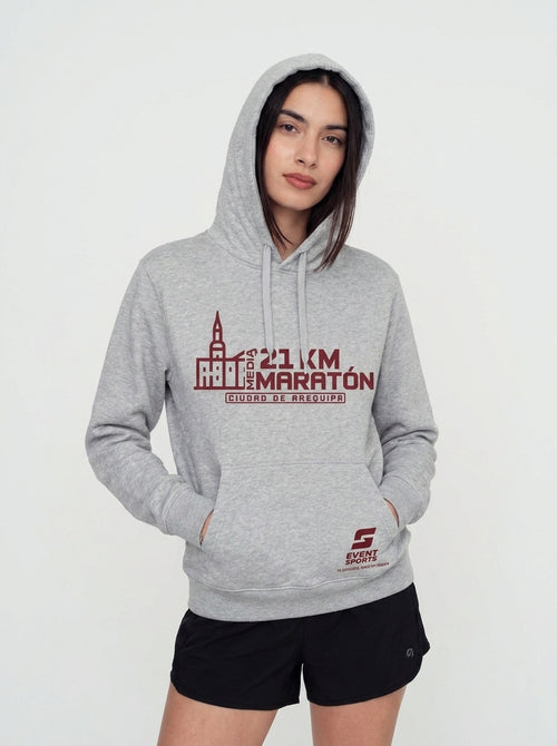 Hoddie oficial MMCA 21k - Gris